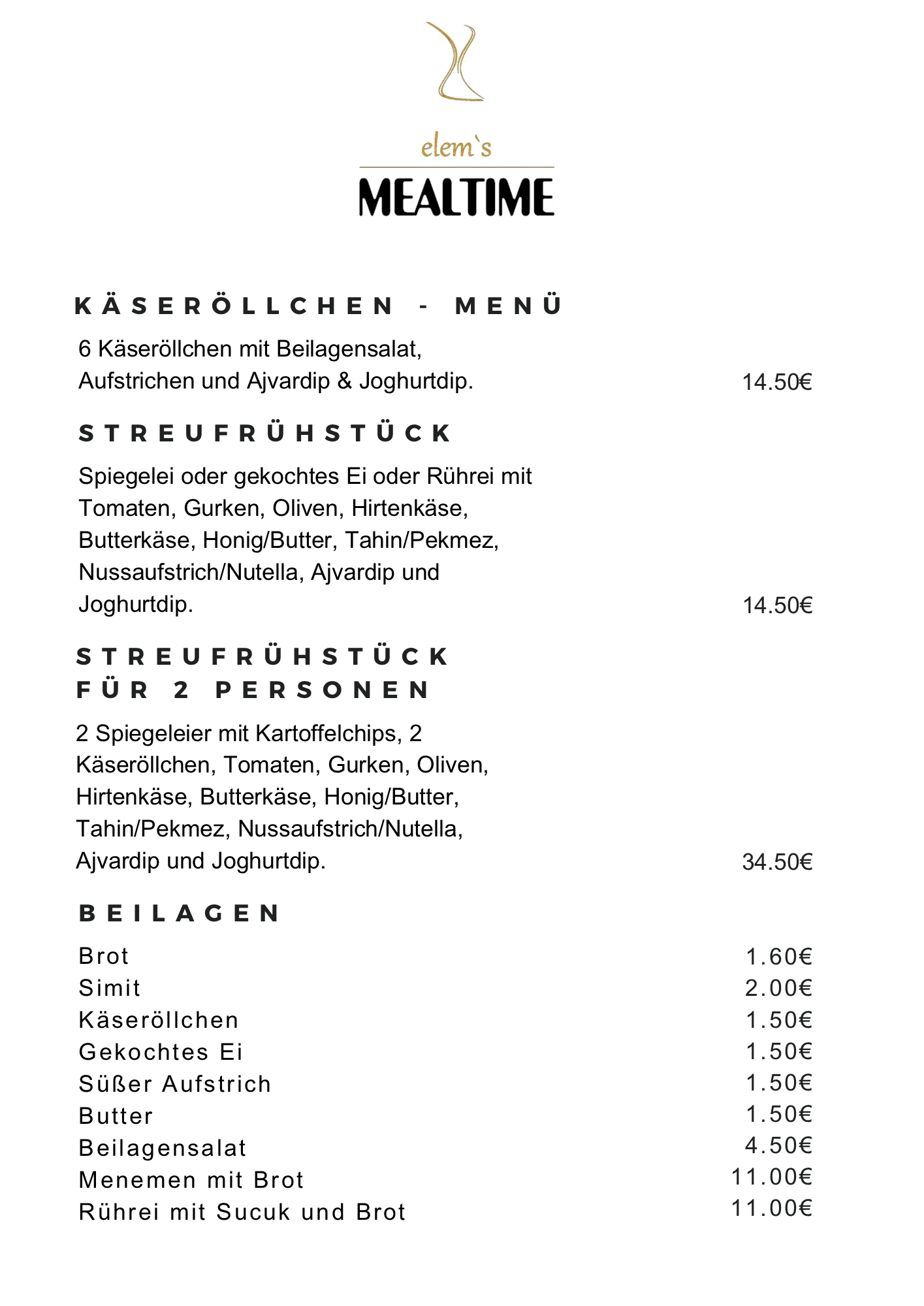Frühstück Seite 2
